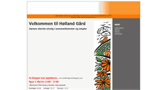 Desktop Screenshot of hollandgard.no